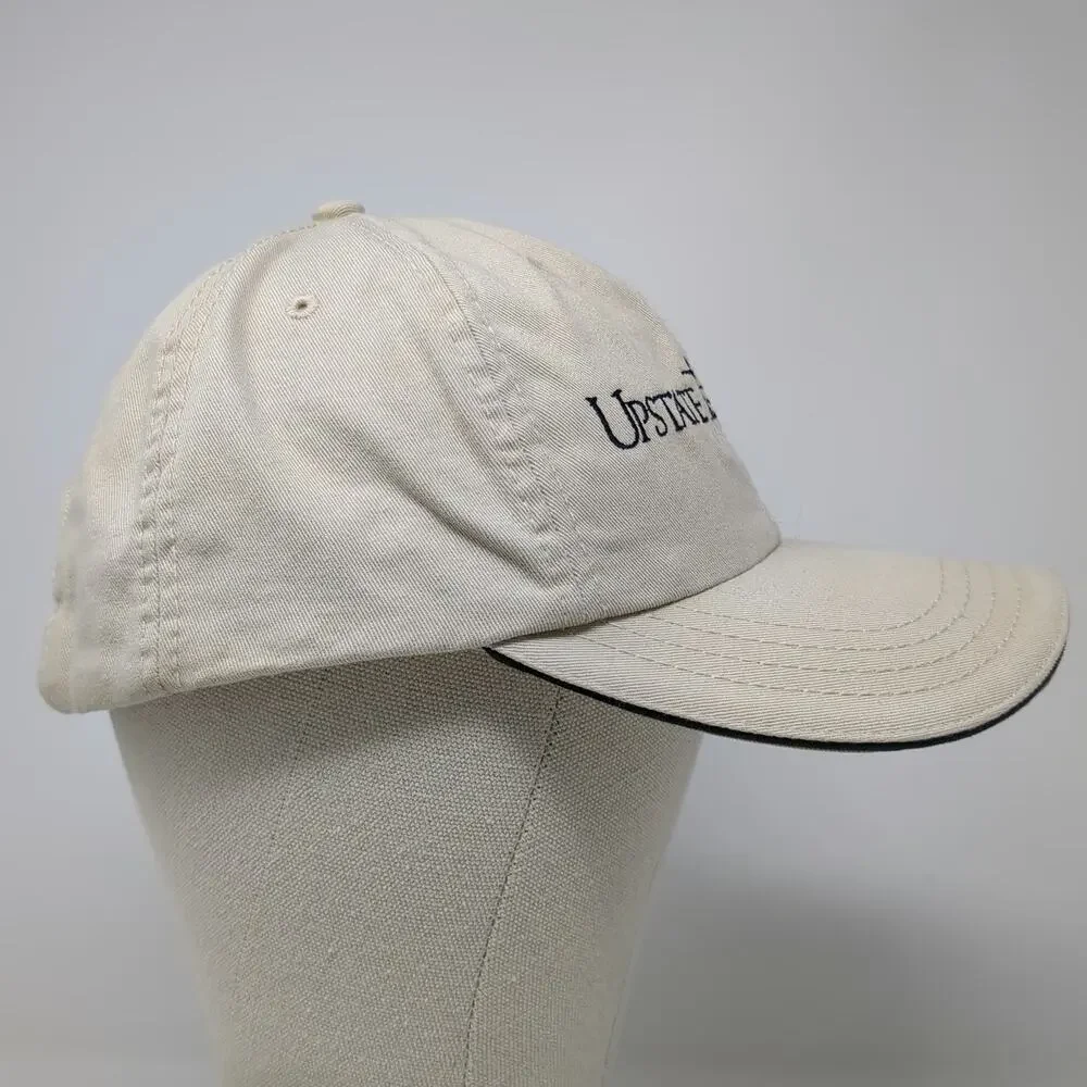 American Dry Goods Baseball Cap Beige Blue One Size Upstate Cerebral Palsy Hat